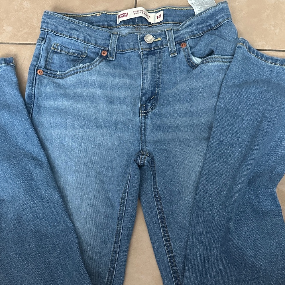 Levi's Women's Straight Leg Denim Jeans - Blue